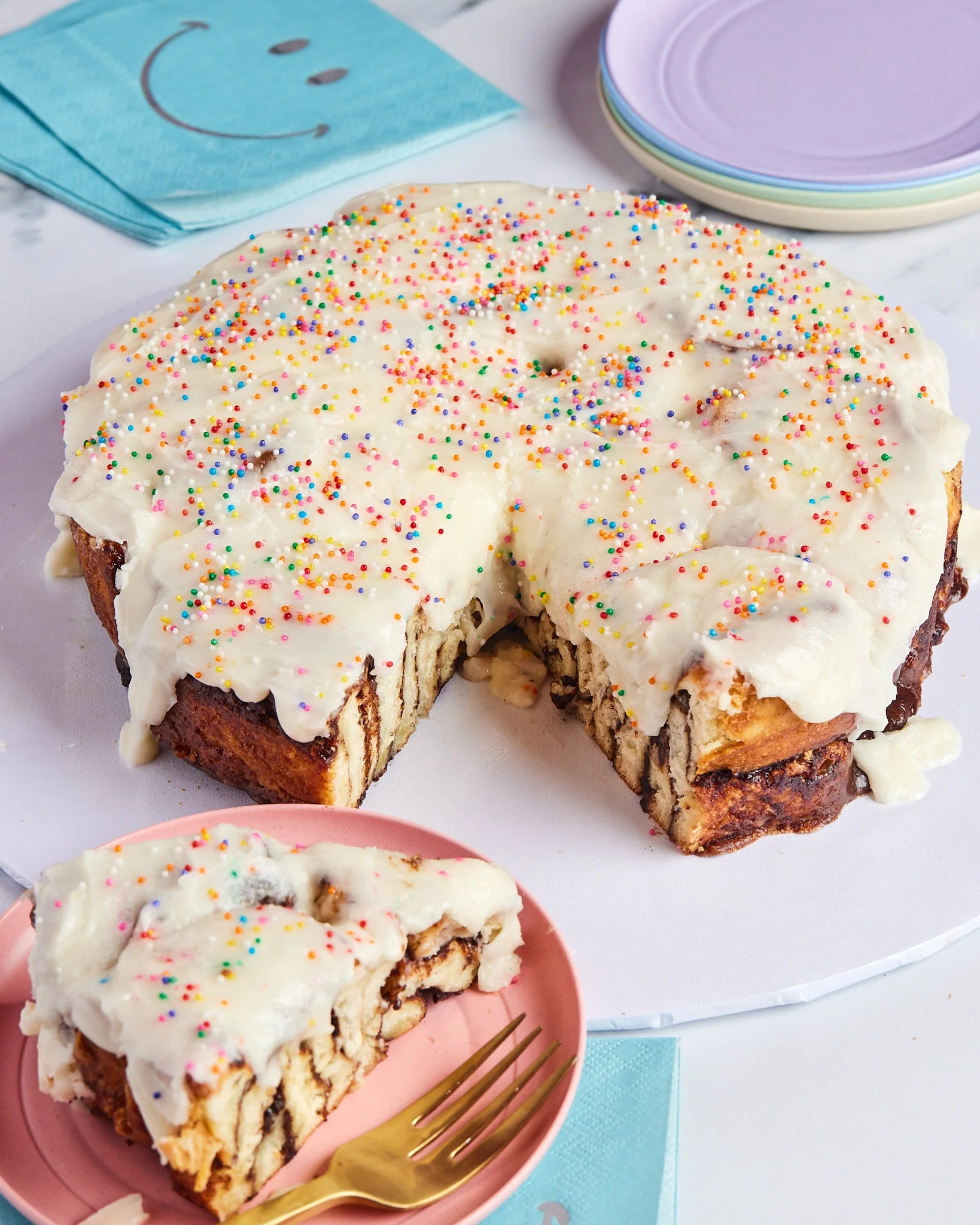 Cinnamon Roll Cake
